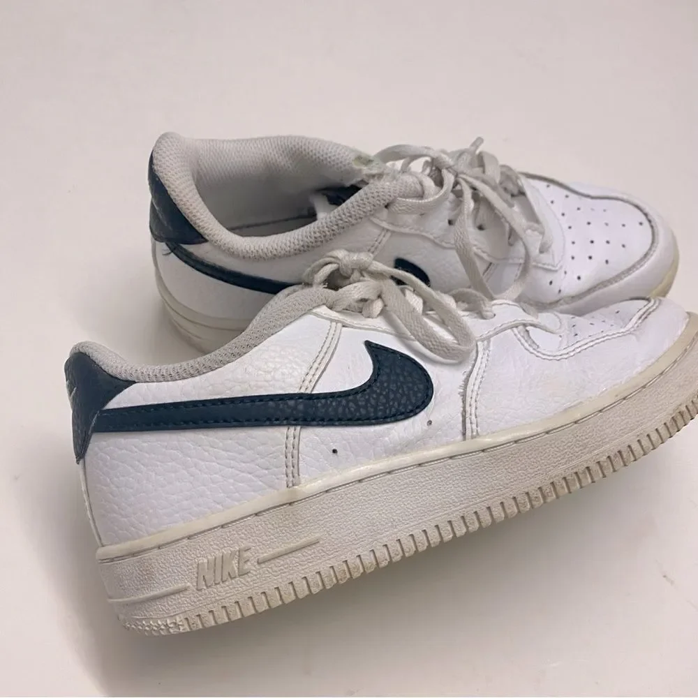 Nike Air Force 1 Low top White Black CZ1685-100 kids sneakers shoes youth 2.5Y